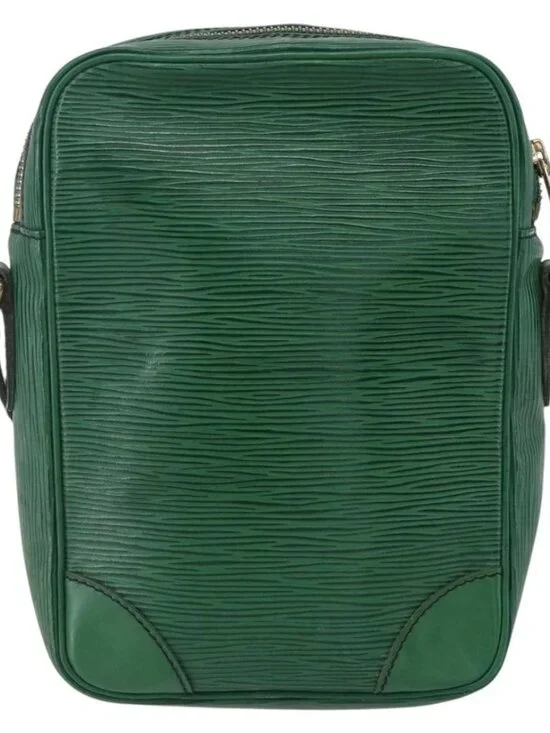 Authentic LOUIS VUITTON Epi Danube Shoulder Bag Green M45634 LV - Picture 9 of 16